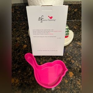 Nora Fleming - Pink Bird Dish